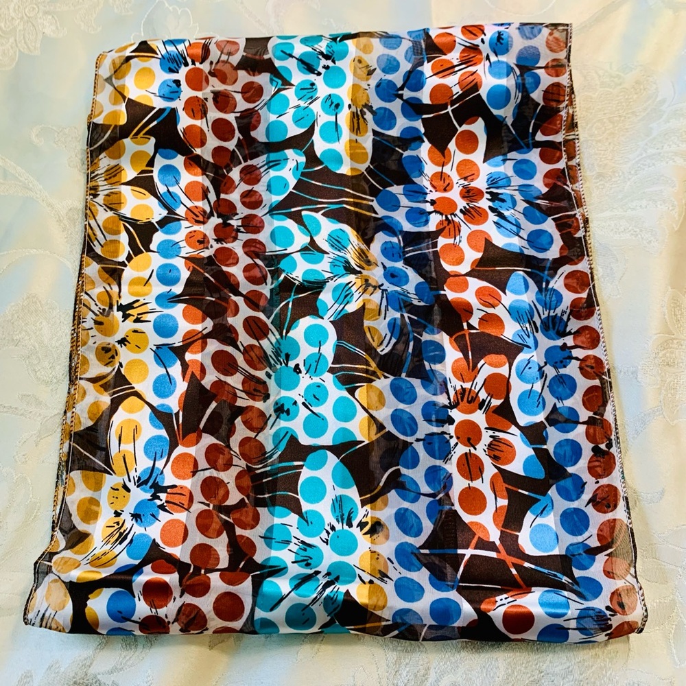 Scarf- 13x58. Polyester